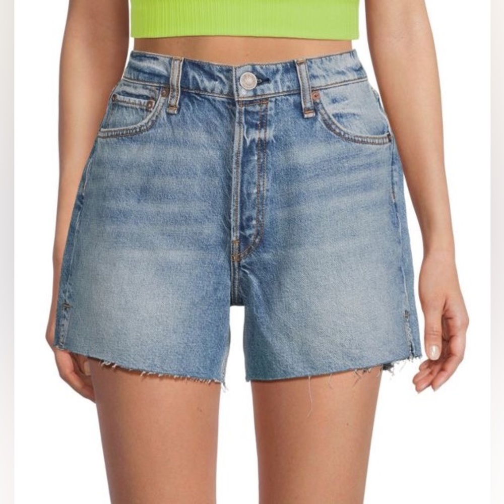Rag and Bone Shorts | Maya Distressed High Rise Denim Shorts